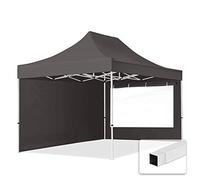 TOOLPORT Tonnelle pliante 3x4,5m Polyester haute qualité 700 gris - 59044
