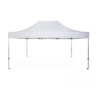 Tente pliante 3x4,5m 300g/m² 40MM Blanche