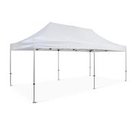 Tente pliante - Pro - 3x6 m - Aluminium anodisé - Bâche polyester 300 g/m² - Installation rapide