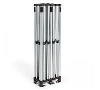 Tente pliante - PRO 40 - 3x6 m - Aluminium anodisé - Hauteur réglable 210-240 cm - Housse de transport incluse