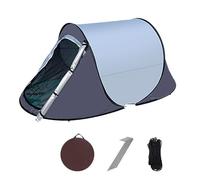 Tente pop-up - 1-2 personne pique-nique au soleil pour étanche, configuration automatique, abri extérieur instantané avec portage facile, léger, tente de camping pour plage, arrière-cour, 85.83x40.94x