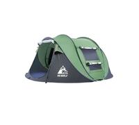 Tente Pop Up Autodéployable 3 Personnes Vert 150x260x105 cm, Montage Rapide en 3 Secondes, Idéale pour Camping et Festivals