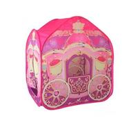 Tente Pop up carrosse de la Princesse 95x65x105cm - Set Jeu Plein air Enfant et 1 Carte Tigre - Fille