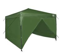 Vidaxl Tente À Abri Vert 300 X 300 X 227 / 236 / 245 Cm Tissu Oxford