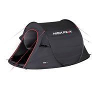 High Peak Vision 2 Pop Up Tent Unisex-Adult, Black, Taille Unique