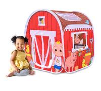 Tente pop-up musicale Old MacDonald's de CoComelon - Maisonnette facile installer pour enfants | Porte enroulable et fen tres grillag es