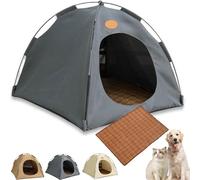 Tente Pop-up pour Animaux, Niche imperméable pour Chat, Pliable, résistante aux Rayures, Lavable, Portable, pour l'intérieur et l'extérieur, avec fenêtres en Maille, adaptée aux Petits Animaux
