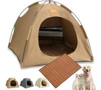 Tente Pop-up pour Animaux, Niche imperméable pour Chat, Pliable, résistante aux Rayures, Lavable, Portable, pour l'intérieur et l'extérieur, avec fenêtres en Maille, adaptée aux Petits Animaux