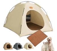 Tente Pop-up pour Animaux, Niche imperméable pour Chat, Pliable, résistante aux Rayures, Lavable, Portable, pour l'intérieur et l'extérieur, avec fenêtres en Maille, adaptée aux Petits Animaux
