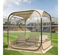 Tente Pop-up pour Événements Sportifs, Abri Bulle Transparent Résistant | Abri-maison D'écran Pop-up Portable, Tissu Polyester Étanche Anti-UV & PVC Transparent, Parfait Pour Matchs Sportifs
