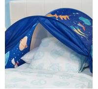 TENTE POP UP POUR LIT ENFANT - PLANET PARTY - BLEU