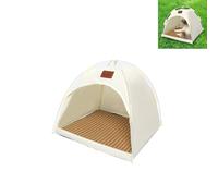 Tente portable pour chats et petits chiens avec tapis de refroidissement amovible - Abri pliable d'intérieur et d'extérieur - Design léger et respirant