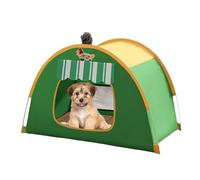Tente pour animal de compagnie, niche pliable et respirante, adorable chien, chiot, lapins, abri portable intérieur et extérieur, abri en maille ventilée pour jardin, camping, plage, voyage