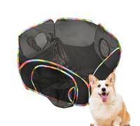 Tente pour Chat Extérieur,Clapier en Maille Sécurisée pour Animaux - Accessoire de Jeu Pliable et Spacieux pour Divertissement en Sécurité