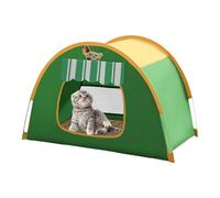 Tente pour Chat Extérieur | Niche Douillette | Panier Lavable Respirable pour Chien Chat Lapin avec Circulation d'air - Intérieur Extérieur Jardin Plage