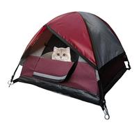 Tente pour chat - Maison pliable pour chat - Cachette confortable pour chat - Tente portable pour animaux de compagnie pour l'intérieur et l'extérieur - Maison de chat durable - Coussin en peluche