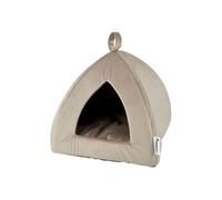 Love Story Tente pour chat Crafty Velours côtelé polyester 38 x 38 x H30 cm Noisette
