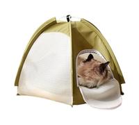 Tente pour chats Cave-lit pliable et respirant en | Grotte à chat avec une porte à fermeture éclair Pour foyer, salle de séjour, appartement, dortoir, patio, balcon, porche