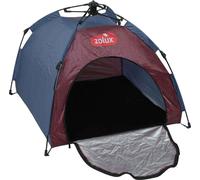 Tente pour chien BIVOUAK bleu/rouge Zolux