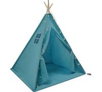 Tente pour enfants avec lumière Tente pour enfants 1-3 enfants bleue pour l'intérieur salon, chambre d'enfant, chambre à coucher
