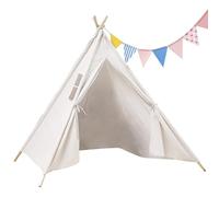 Tente pour enfants Tentes de jeu graffiti Tente tipi pour enfants pour filles Tente de princesse avec sac de rangement et bannière de drapeau Maison de jeu lavable avec fenêtre respirante Tente de jeu