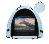 Tente pour ordinateur portable anti-reflet pliable et résistante à la | Parasol pour ordinateur portable pour voyage, terrasse, bureau, travail, voyages d'affaires, café, aéroport, espace public