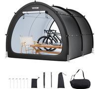 VEVOR Abri à Vélo Tente de Rangement pour Plus de 5 Vélos Étanche Forme Éventail