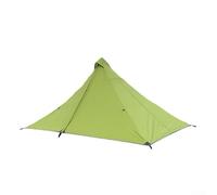 Tente pyramidale ultralégère sans arceau - Maille imperméable 210T résistante aux déchirures - Poteaux en aluminium pour plus de stabilité, compacte et facile à transporter pour les randonnées (marron