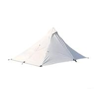 Tente pyramidale ultralégère, sans mât à une seule couche | Camping Randonnée, coupe-vent, imperméable, respirant, couples de voyageurs solitaires, tissu écossais 210T