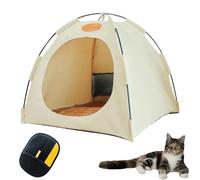 Tente rafraîchissante pour chat - Tente rafraîchissante portable pour chat, naturellement rafraîchissante sans électricité, respirante et lavable, facile à installer pour l'intérieur et l'extérieur