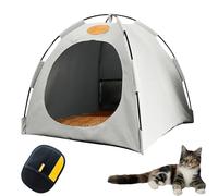 Tente rafraîchissante pour chat - Tente rafraîchissante portable pour chat, naturellement rafraîchissante sans électricité, respirante et lavable, facile à installer pour l'intérieur et l'extérieur