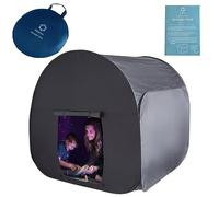 Tente Sensorielle | Coin Calme pour Jeux et Détente Enfants | Coin Sensoriel Aide avec Autisme, Anxiété et Améliore Concentration | Tente Sensorielle Noir Enfants Autistes | Maison ou Classe | Grand