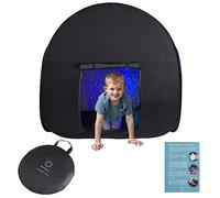 Tente Sensorielle | Coin Calme pour Jeux et Détente Enfants | Coin Sensoriel Aide avec Autisme, SPD, Anxiété et Améliore Concentration | Tente Sensorielle Noir Enfants Autistes | Double
