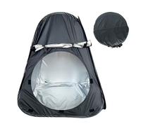 Tente sensorielle occultante - Tente pop-up intérieure pour enfants - Maison sécurisée intérieure et extérieure - Noir - 78*78*88