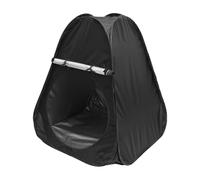 Tente sensorielle pour Besoins spéciaux,Tente sensorielle,Extra Big Black Out Calmant Den | Fort de cachette à revêtement argenté, avec Store Enrouleur et Porte, améliore la Concentration