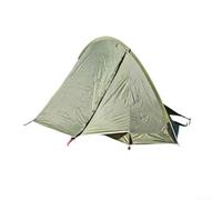 Tente simple légère pour les voyages en solo - Abri en polyester Ripstop 210T avec empreinte de pied pour jardin et plage, vert, 250 x 150 x 120 cm (vert olive)