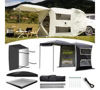 Tente SUV - Auvent automatique de voiture avec protection UV et revêtement imperméable pour camping - Extension arrière pour véhicules