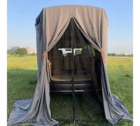 Tente SUV camping camping nomade pour prendre une douche ou changer de vêtements dans le véhicule hydrofuge et léger sac portable configuré taille : L.W.H : 148 x 148 x 230 cm (gris)