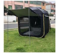 Tente SUV résistante aux intempéries pour camping, design double couche pour 3-4 personnes, idéale pour les aventures en plein air et les voyages en famille