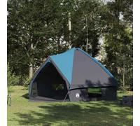 Tente Teepee 10 Personnes, Vert et Blanc, 567 x 470 x 242 cm