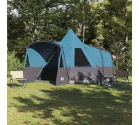 Tente Teepee 8 Personnes Gris et Orange 720 x 465 x 295 cm