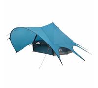 Tente Teepee 9 personnes gris et orange