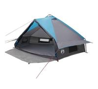 Tente Teepee pour 10 personnes Vert et blanc 567 x 470 x 242 cm Camping