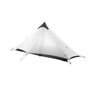 Tente - Tente de Camping ultralégère sans arceaux, 1 Personne, 3 Saisons, en Nylon siliconé 15D(Gray 1P 3 Season)