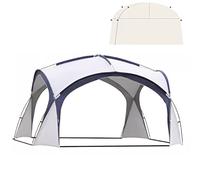 Tente, Tente dôme de Camping en Plein air avec 2 parois latérales, Grand abri Solaire de Plage for 6 à 8 Personnes, tentes familiales UPF50+ avec Sac de Transport, fêtes dans Le Jardin, Essentiels du