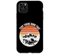 Tente There Done Haking rétro Coucher de Soleil Montagne Camping extérieur Coque pour iPhone 11 Pro Max