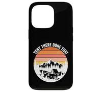 Tente There Done Haking rétro Coucher de Soleil Montagne Camping extérieur Coque pour iPhone 13 Pro