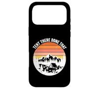Tente There Done Haking rétro Coucher de Soleil Montagne Camping extérieur Coque pour iPhone 17 Pro Max
