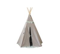 Tente tipi avec guirlande menthe en coton vert TU