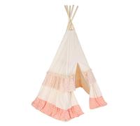 Tente tipi avec tapis rose forget-me-not